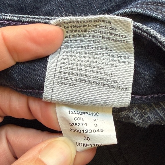 Anthropologie Pilcro and the Letterpress STET skinny bootcut Dark Wash Size 30 - Picture 5 of 9